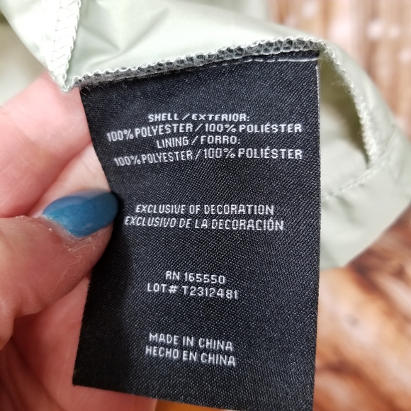 32 Degrees Cool Athletic Green Women M Windbreaker Activewear Zip-Up Rain Jacket - Picture 13 of 14